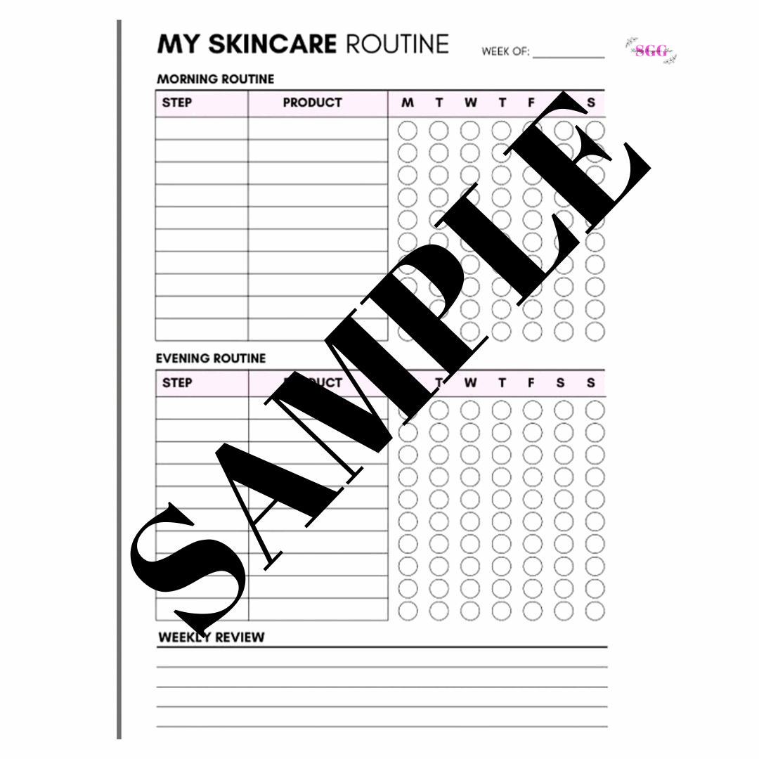 MY SKINCARE TRACKER