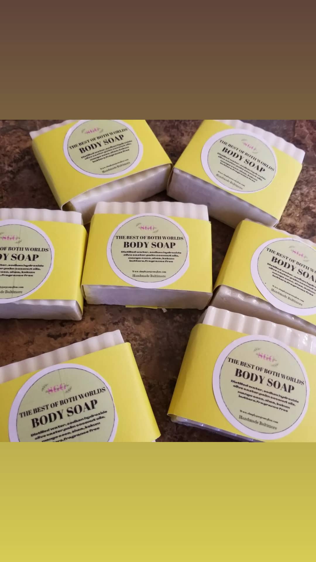 BEST OF BOTH WORLDS (Coco/Shea butter SOAP)